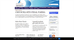 Desktop Screenshot of fidalparma.it